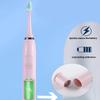 Electric Toothbrush for Adults,Rechargeable Battery Toothbrush Portable with 3 Brush Heads,2 Mins Smarts Timer 5 Modes