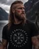Viking Shirt - Vegvisir In Rune Circle / Icelandic Wayfinder / Norse Mythology / Pagan Tee Men Women / Viking Gift / Viking Compass