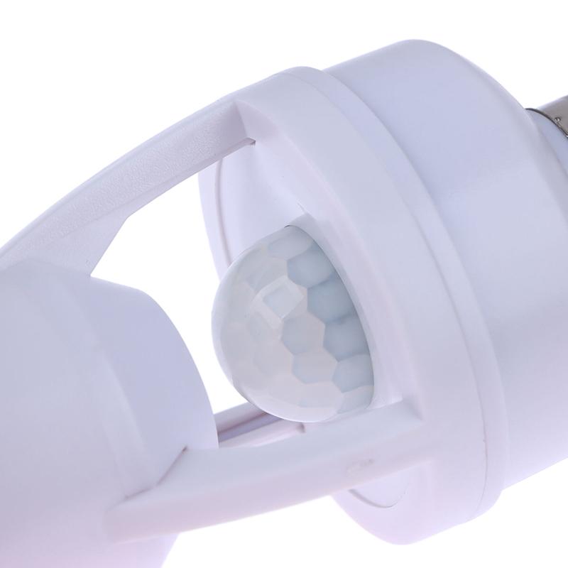 1Pc AC100-240V E27 Socket Converter With PIR Motion Sensor LED Lamp Base Intelligent Switch Light Bulb Lamp Holder