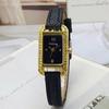 Women Watches Fashion Rectangle Dial Quartz Watch Luxury Leather Strap Wristwatch Ladies Clock Dropshipping Relogio