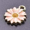 20 Pcs Little Daisy Pendant Metal Flower Pendant Charm Fashion Jewelry DIY Accessories for DIY Necklace Bracelet Earring
