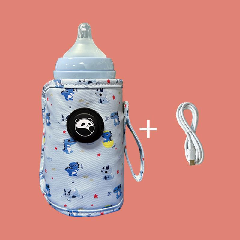 USB car bottle insulation cover portable milk thermostat outdoor constant temperature heating milk bottle insulation cover