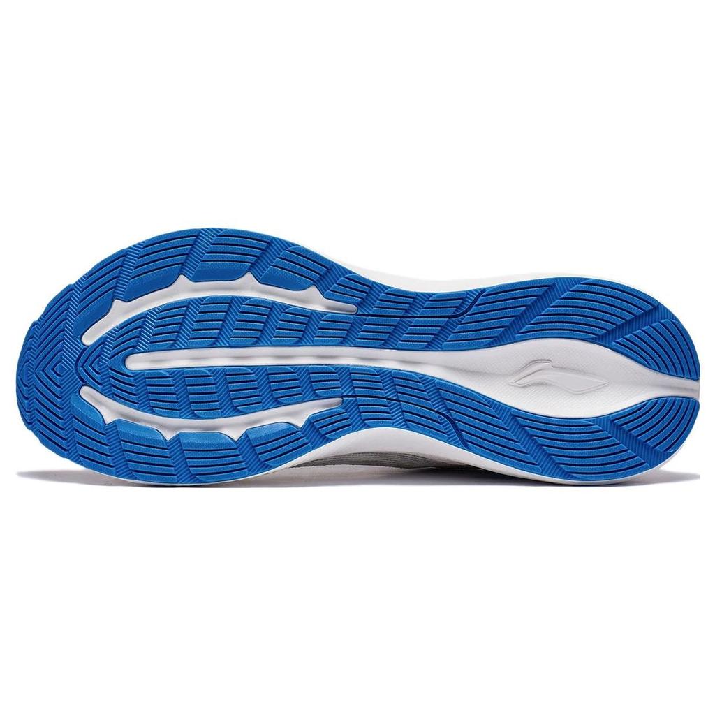 Li-Ning Light And Shadow Element Body Measurement Anti-Slip Wear-Resistant Breathable Low-Top Running Shoes Men Sneakers White Black Blue ARHS041-6