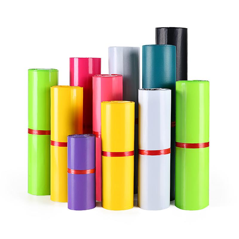 New Durable Waterproof Colored Express Bags for E-commerce Clothing Packaging - Large & Small Sizes
