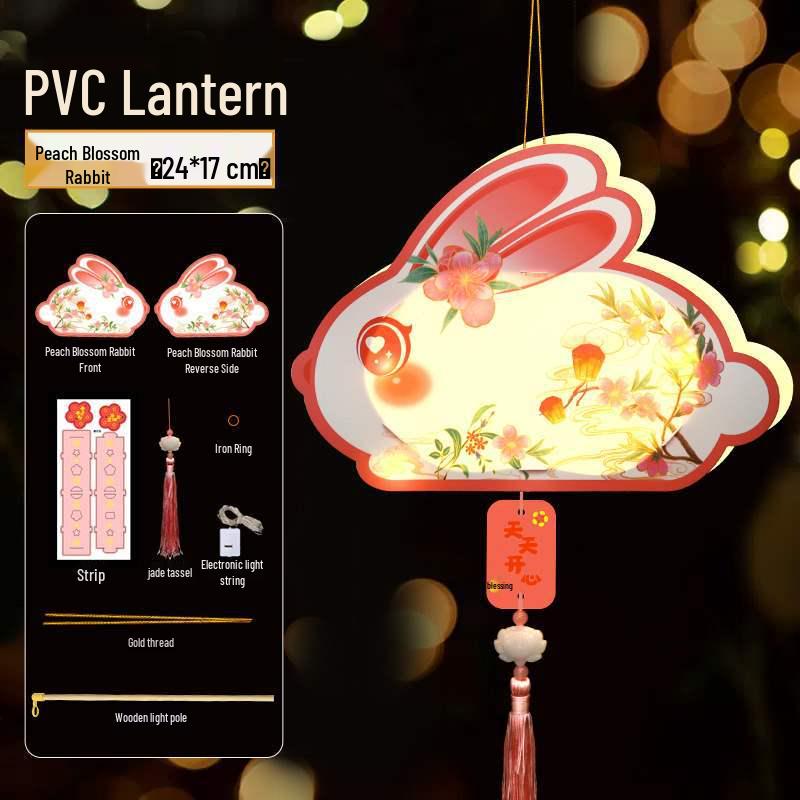 Children's Handheld Glowing Jade Rabbit Lanterns - Mid-Autumn Festival Decoration