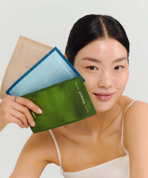 Epillow [2-Pack] Vegan Sheet Mask 3 Types (Total 20 Sheets)