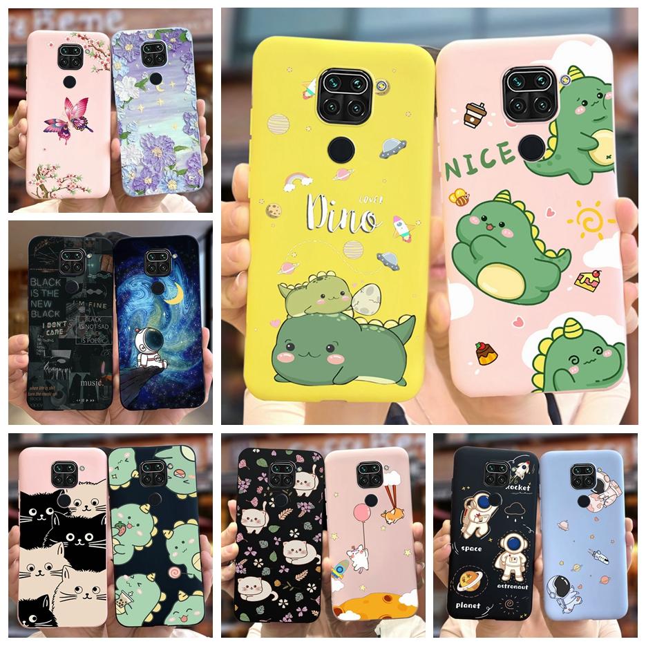 For Xiaomi Redmi Note 9 Case Cute Dinosaur Cartoon Cover Soft Silicone Phone Case For Redmi Note 9 Pro Max Note9 S Fundas Bumper
