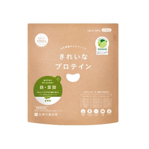 Moritaya Tofu: Beautiful Protein Made by a Tofu Shop, Iron + Folic Acid (Matcha Flavor) 300g