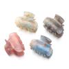Korean Temperament Ponytail Jelly Colors Hair Claws Bathing Clips Hair Grab Grab Clips