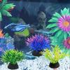 3Pcs/Pack Fish Tank Flower Plastic Home Decoration Accessories Simulation Grass DIY Aquarium Decoration Artificial Plant