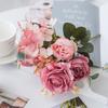 Artificial Flowers Silk Hydrangea Rose Peony Living Room Home vase table Garden Wedding bridal bouquet Diy Holiday Party Decor