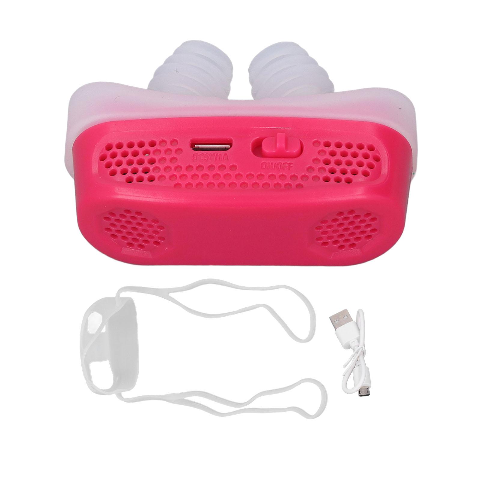 

Электрические устройства для устранения храпа Автоматические заглушки для носовой вентиляции Портативное устройство для предотвращения храпа Синее красный