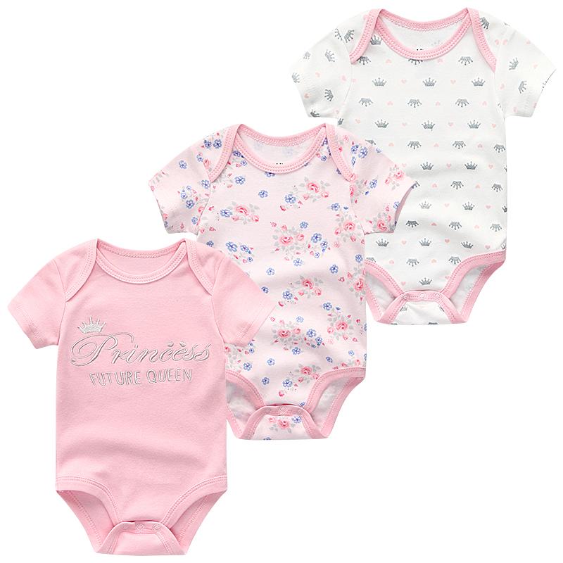 Baby Clothes Short Sleeve Cotton Baby Girl Clothes O-neck Cartoon Infantil Baby Boy Clothes Newborn Toddlers Jumpsuits Pajama Clothing Roupas De Bebe