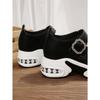 Women Casual Sneakers Breathable Comfortable Outdoor Trend Platform Sneakers Lightweight Wedges Slip on Shoes