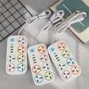 Eu Us Plug 2/3Pin Power Strip 1 Typec 3 Usb Port 6 Way Ac Outlet 2/3/5M Extension Power Socket Charge Electrical Socket