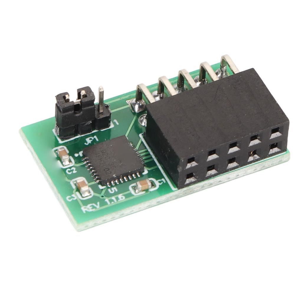 TPM 2.0 Module SPI Interface Vertical Stable High Safety 9670 Chipset 10Pin SPI Module for SuperMicro AOM TPM 9670V S