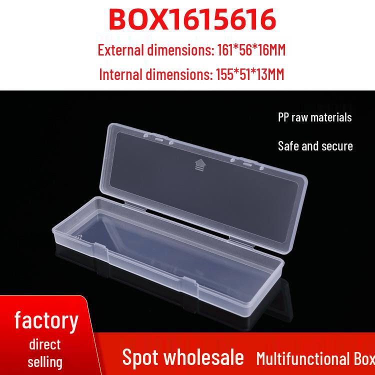 PP Transparent Plastic Box for Electronic Components - Terminal Block Storage