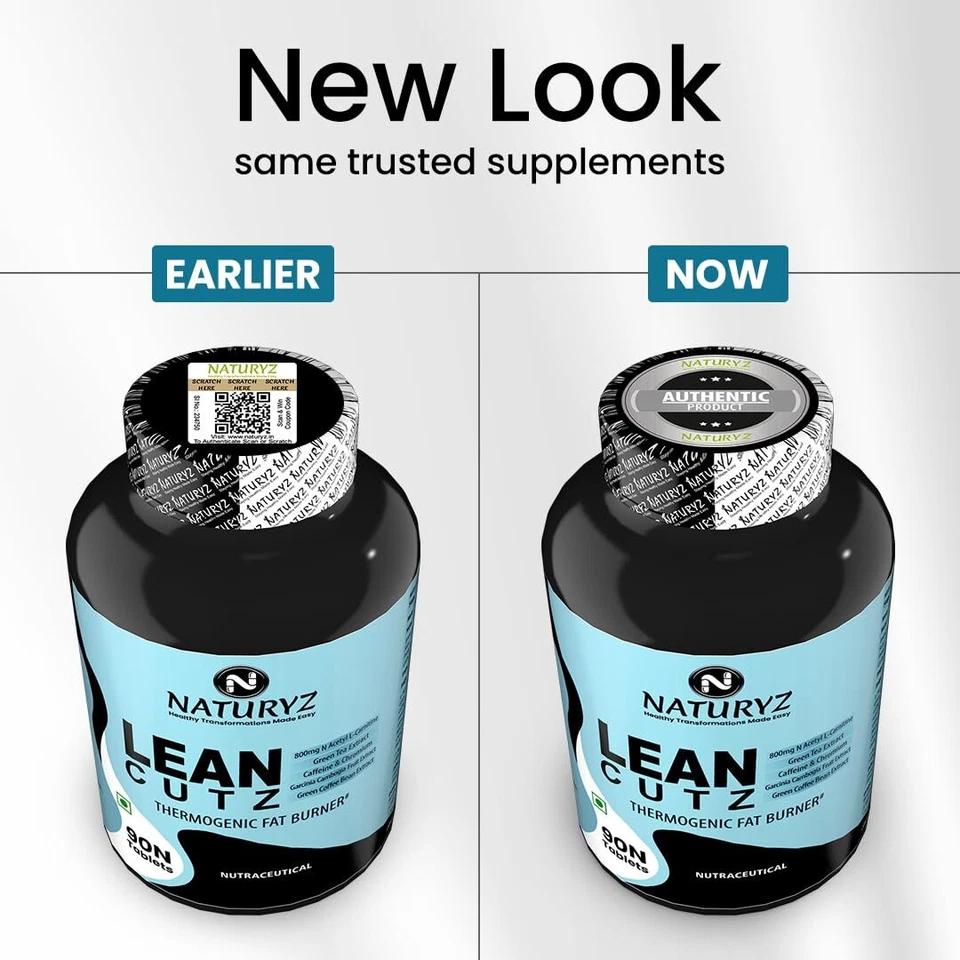 Naturyz Lean Cutz Thermogenic Fat Burner Weight loss 50 tablets for Men & Women