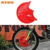 OTOM Motorcycle Front Brake Disc Rotor Guard Cover Protector For HONDA CRF250R CRF250RX CRF450R/RX Dirt Bike Motocross Accessori