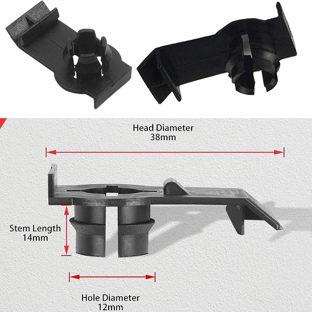 10Pcs Window Regulator Repair Clip Glass Mounting Clips For BMW X5 E53 1999-2007