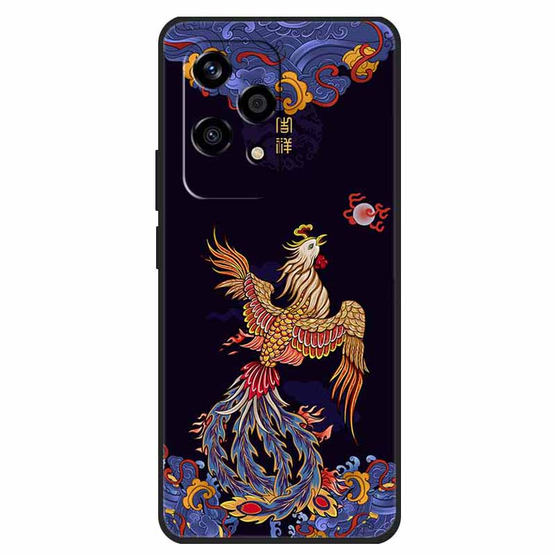 Etui na Honor 200 Lite Wzór Drukowany TPU Odporny na Wstrząsy Pokrowiec na Telefon