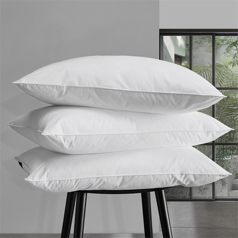 High-Elastic Hotel Pillow with Cervical Support and Down-Like Fiber Filling
