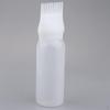 60ml Plastic Empty Hair Bottle Comb Color Dispensing Brush with Scale Salon Styling