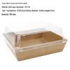Disposable Square Transparent Food Containers