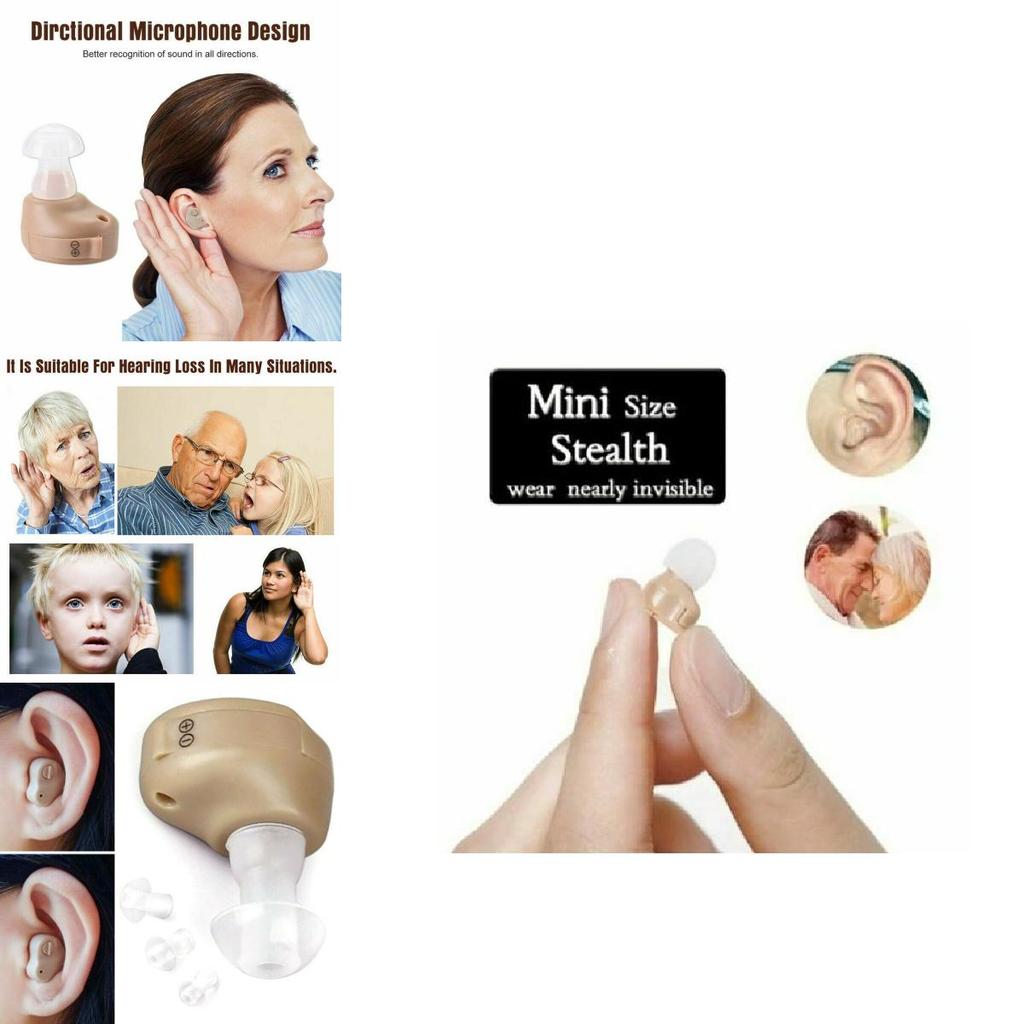 Invisible Mini In Ear Digital Hearing Aid Amplifier For Clear And Loud Sound