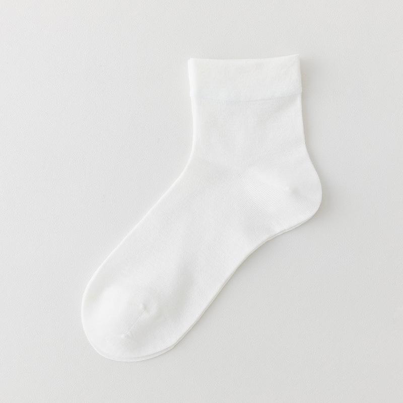 

Носки из тутового шелка, Летние женские тонкие короткие носки, Носки без косточек с защитой от запаха, Женские свободные дышащие носки-лодочки 1 pair чистый белый