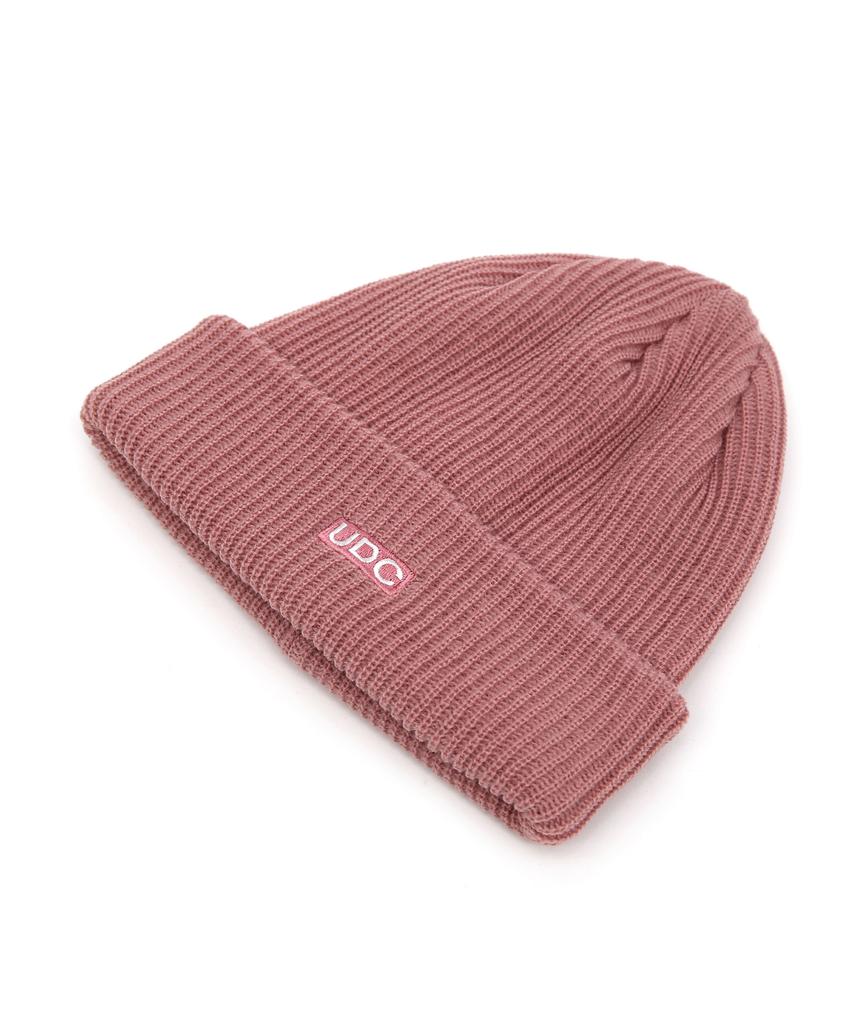 Eondeok Eonteulol Loose Fit Beanie Beanie / Long Tail / Box Logo / I Pink