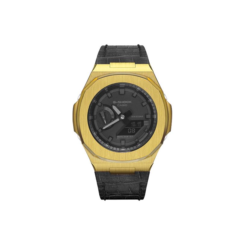 

CASIO Custom Collection Duke Honor Quartz Movement Watch Unisex Black Dial GA-2100-1A1(Watch8--) Regular Watch Box
