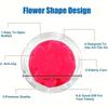 Flower-Shaped Silicone Bottle Opener - Easy Grip Aid for Seniors, Arthritis & Weak Hands. Portable for Home & Travel.