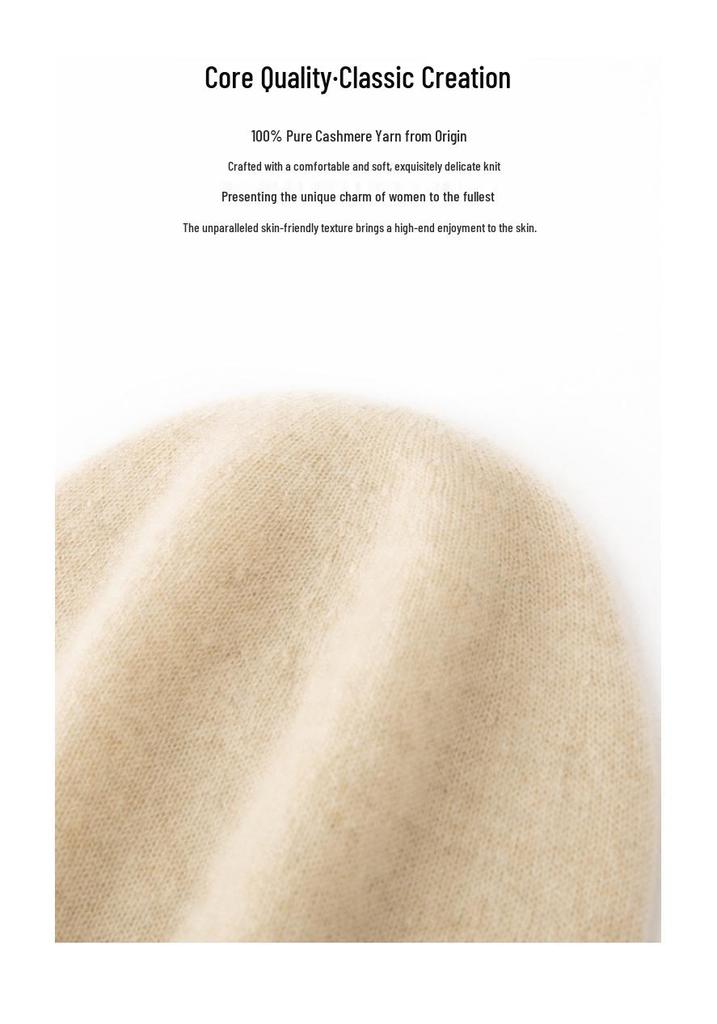 Women's Autumn Winter Cashmere Hat - 100% Pure Cashmere, Solid Watermelon Color, Warm, Large Head Circumference.