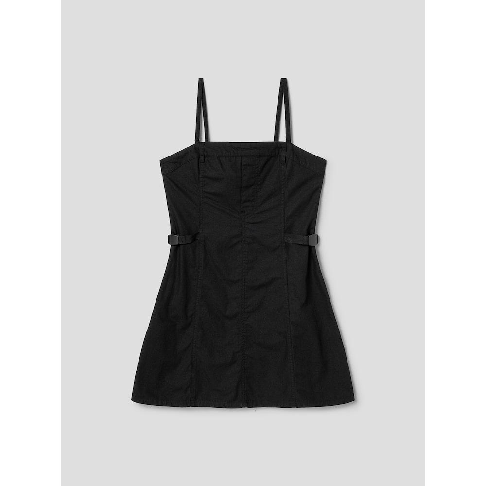 8SECONDS Waist Buckle Mini Dress Black (324771Ly25)