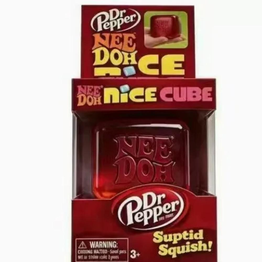 Schylling Needoh Cubo Sensorial Fidget Pizza Alívio do Estresse Cubo Macio Brinquedo de Apertar Anti-Ansiedade Para Foco População TDAH