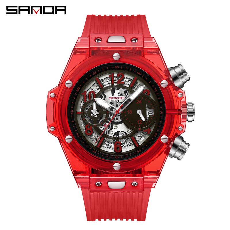 Sanda 7039 Men s Luminous Fashion Watch with Calendar