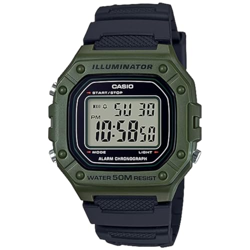 [Casio] STANDARD DIGITAL Casio Standard Digital W-218H-3A Watch Men s Women s Cheap Casio Chipuka...