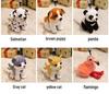 Cross-border Animal Plush Toy Pendant: Tiger, Panda, Giraffe, Leopard, Lion Doll Ornament