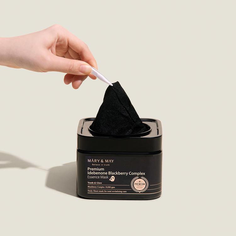 Mary&May Premium Idebenone Blackberry Complex Essence Mask 20EA