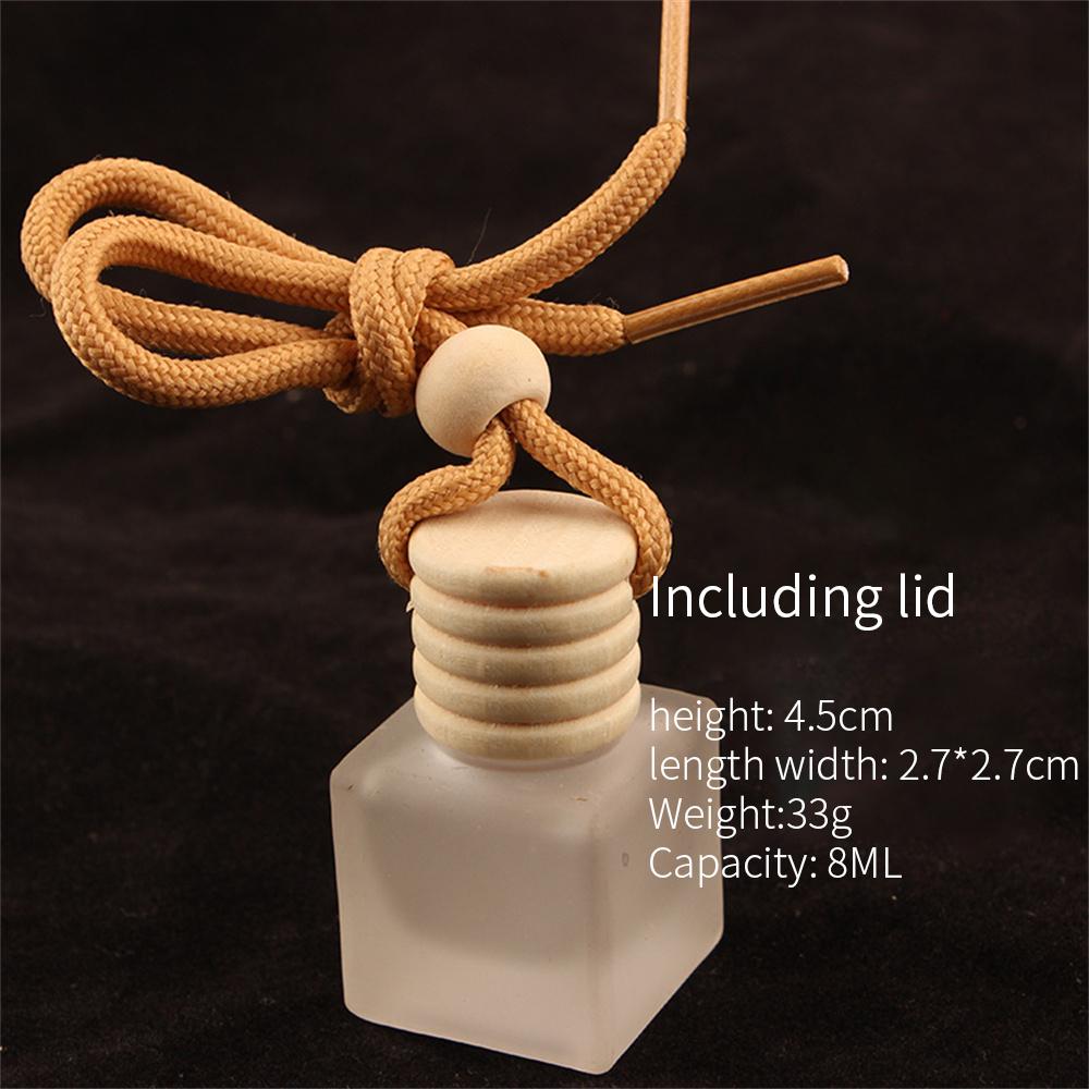 1/2/3PCS Frosted Glass Pendant Gentle Exquisite Easy To Install High-quality Car Accessories Car Interior Fragrance Pendant