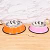 Pet Bowl Stainless Steel Dog Bowl Non-Slip Dog Cat Single Bowl