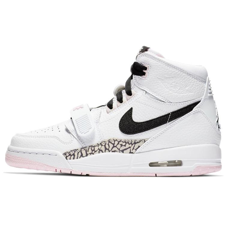 

Новые Jordan Legacy 312 Белый Черный Розовый Пена GS AT4040-106 36