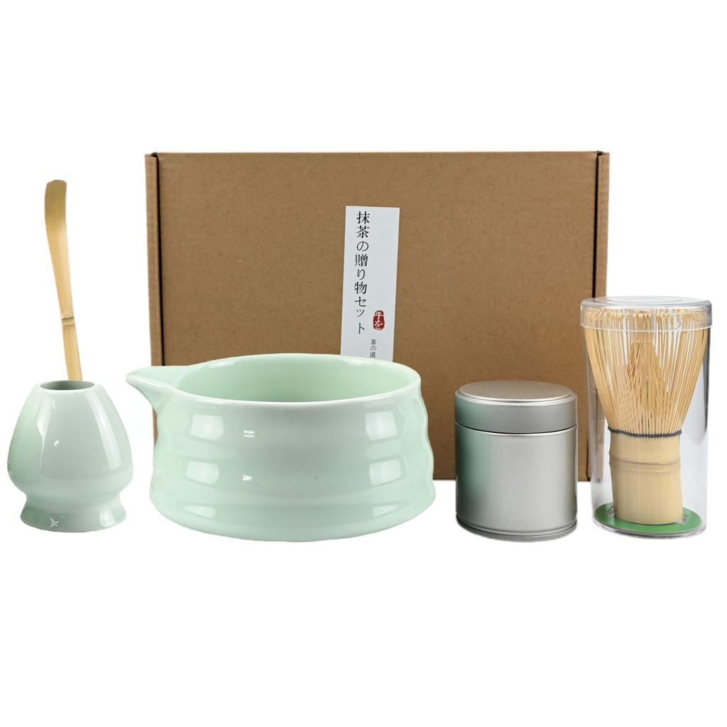 5PCS/Set Japanese-style Matcha Bowl , Spoon, Tea Whisk, Perfect Gift For Ceremony, Traditional Decoration