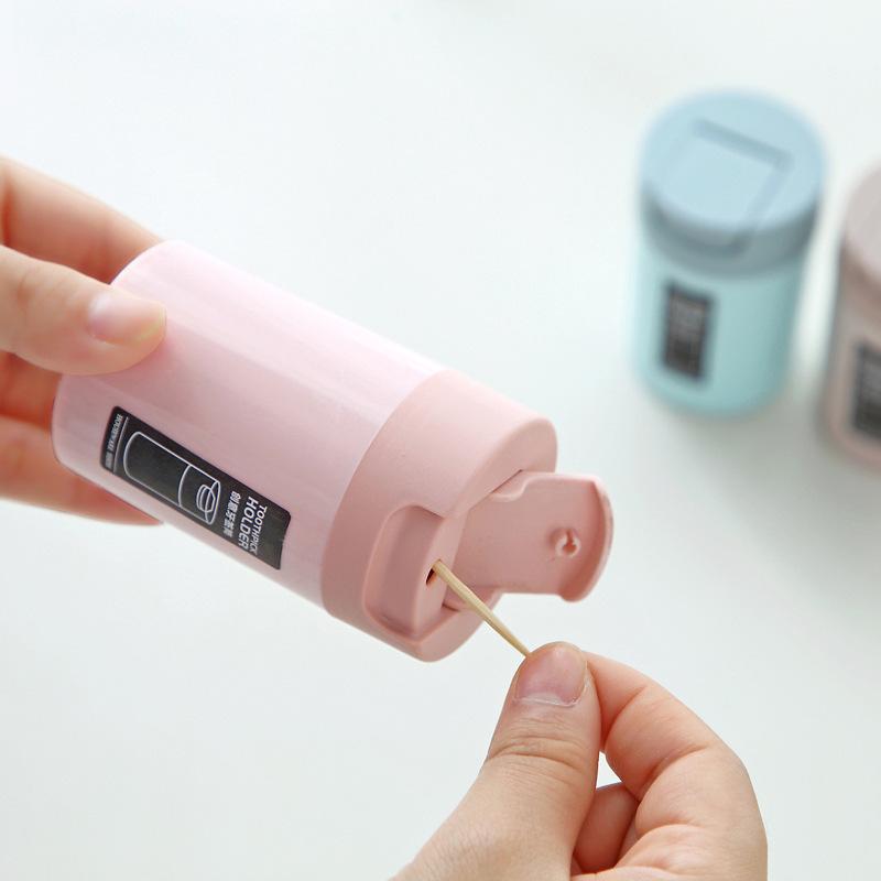 Toothpick Holder Container Household Table Toothpick Storage Box Holder Portable Toothpick Dispenser