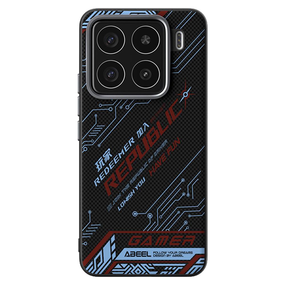 

ABEEL For Xiaomi 15 Case Compatible with MagSafe Printed PC TPU Aluminum Alloy Leather Phone Cover Outstanding No. 4