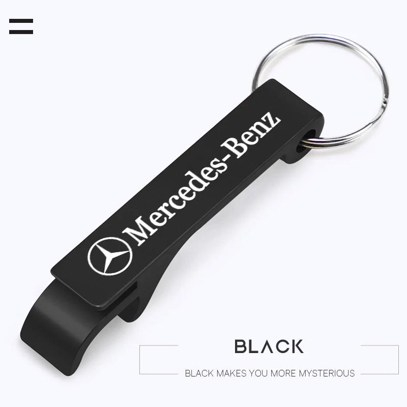 GLC GLB Auto Schlüssel Dekoration Schlüsselanhänger Flaschenöffner Schlüsselanhänger Zubehör Für Mercedes Benz AMG W204 W205 W203 W211 W212 W213 W201 white