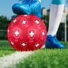Switzerland National Football Size 5 Soccer Ball, Machine-Stitched PVC, Durable & High Bounce, All Ages Fit, Fan Merchandise, Matches & Outdoor Use.