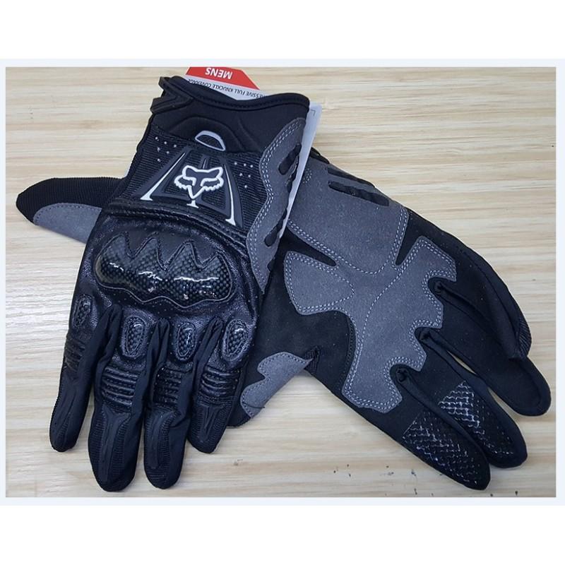 Motorcycle Riding Gloves Motocross Carbon Fibre Leather Racing Gloves