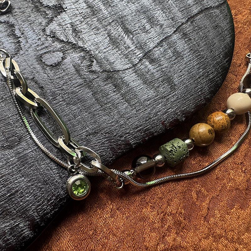 Gage Double-Layer Versatile Chinese Style Bracelet - Men's Trendy High-Design Jewelry Accessory